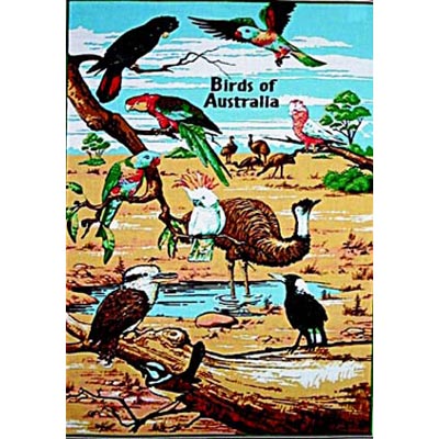 Birds of Australia Tea Towel